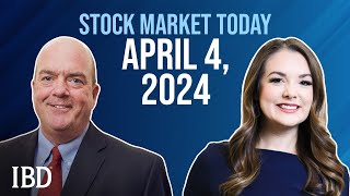 Stock Market Today April 4 2024 [upl. by Yraeg]