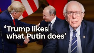 Bernie Sanders on Trump’s alignment with Russia [upl. by Morley]