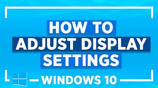 Windows 10 Tips and Tricks How to Adjust Display Settings in Windows 10 [upl. by Jakoba]