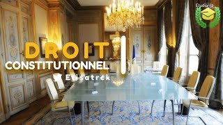 DROIT CONSTITUTIONNEL 1 niveau L1  Elisatrck [upl. by Gemma]