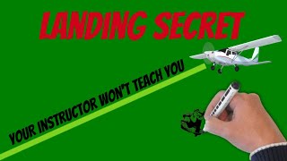 Landing SECRET your Instructor won’t tell you How to Land [upl. by Tonya]