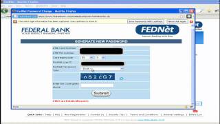 How to Change Transaction password online Federal Bank [upl. by Nogem]