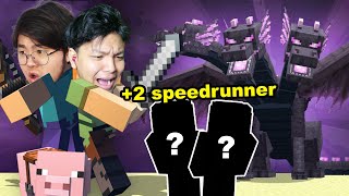 GW AJAK 2 SPEEDRUNNER BUAT BANTUIN MINECRAFT MUSTAHIL PART 3 ChumKevin Clementdav Aspect30 [upl. by Htebasyle]