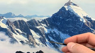 Painting a Mountain  Time Lapse  Episode 200 [upl. by Dorolisa595]