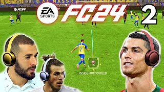 BBC plays FC 24  Ronaldo Vs Benzema [upl. by Ihn]