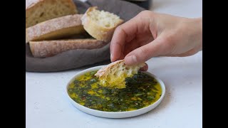 HerbPacked Olive Oil Bread Dip [upl. by Myo]