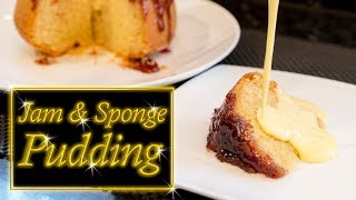 Jam amp Sponge pudding [upl. by Eciryt]