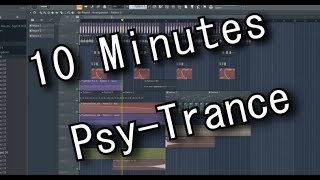 How To Make Modern PsyTrance In 10 Minutes  FL Studio [upl. by Adelaide]