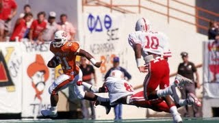 Classic Tailback  Barry Sanders Oklahoma St Highlights [upl. by Nork]