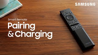 How to pair and charge your new 2021 solar Smart remote  Samsung US [upl. by Yeslehc]