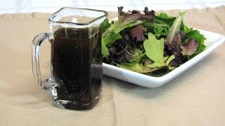 Homemade Balsamic Vinaigrette Salad Dressing  Lynns Recipes [upl. by Sefton205]