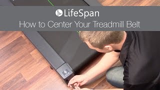 LifeSpan How to Center Your Treadmill Belt [upl. by Russ284]