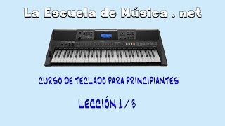 Aprender a tocar piano lección 13  ejercicio 1 Yamaha PSRE453 [upl. by Garrot]