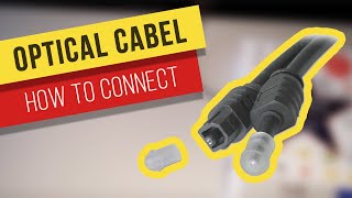 How to connect optical cable to Samsung TV  Soundbar [upl. by Edveh]