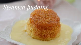 Easy recipe authentic traditional Golden syrup steamed pudding [upl. by Yttocs175]