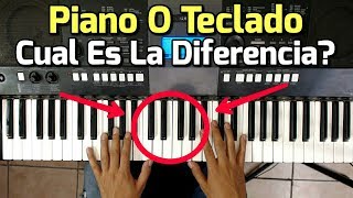 PIANO Y TECLADO CUAL ES LA DIFERENCIA CURSO DE PIANO [upl. by Sitruc]