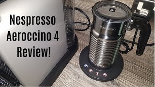 Nespresso Aeroccino 4 Milk Frother Review  Worth upgrading from the Aeroccino 3 [upl. by Roskes853]