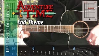 Adventure Time  End Theme  guitar lesson [upl. by Yrrag]