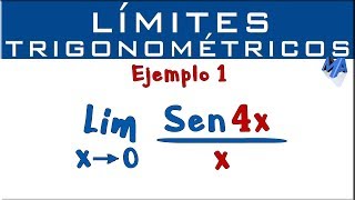 Límites Trigonométricos  Ejemplo 1 [upl. by Steep489]