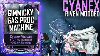 Warframe CYANEX RIVEN MODDED Its kinda quirky doe [upl. by Panchito]