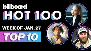 Hot 100 Chart Reveal Jan 27th  Billboard News [upl. by Anirba]