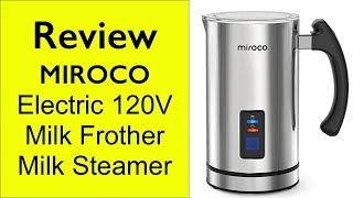 Review Miroco Milk Frother  How to make froth milk at home [upl. by Hannie]