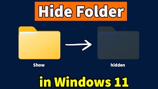 How to Hide Folder in Windows 11 [upl. by Pippa]