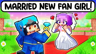 Omz MARRIED A NEW CRAZY FAN GIRL in Minecraft [upl. by Adnwahsal410]