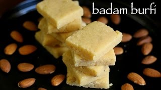 badam burfi recipe  almond burfi recipe  badam katli recipe [upl. by Ahsir11]