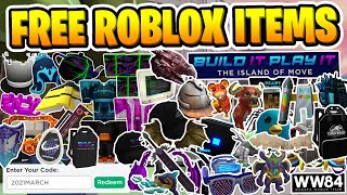 ALL FREE ROBLOX ITEMS Hidden Events Promocodes amp More  2021 March [upl. by Kcirtapnhoj]