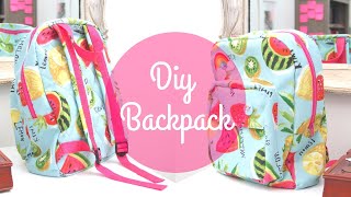 DIY BACKPACK For Kids  Sewing Tutorial by Paige Handmade [upl. by Ingles619]