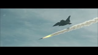 French Rafale B testing the Meteor airtoair missile [upl. by Ralfston438]