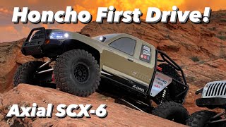 Axial SCX6 Honcho First Run [upl. by Guenzi688]