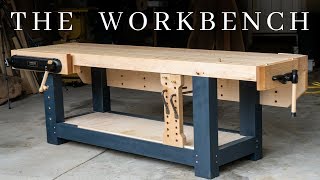 The PERFECT Woodworking Workbench  How To Build The Ultimate Hybrid Workholding Bench [upl. by Hennebery238]