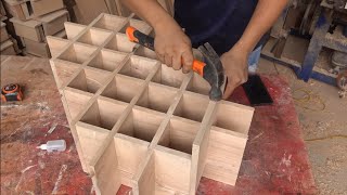 Build Wine Racks From Squares  Carpenters Smart Woodworking Tips  DIY [upl. by Lynnelle]