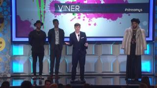 Thomas Sanders Wins Viner  Streamy Awards 2016 [upl. by Medlin709]