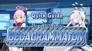 Blue Archive Global  Decagrammaton Quick Guide [upl. by Eilyab949]