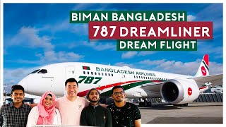 Biman Bangladesh Boeing 787 quotDream Flightquot [upl. by Kapoor]