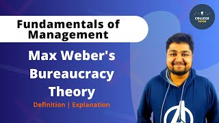 Max Webers Bureaucracy Theory  Bureaucratic Model  Fundamentals of Management [upl. by Yllim125]