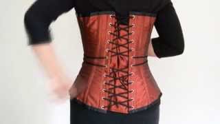 Corsets365  How to self lace a corset [upl. by Glori298]