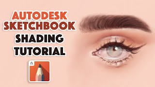 Autodesk Sketchbook Shading Tutorial For Beginners  Autodesk Sketchbook Tutorial [upl. by Yrehcaz591]