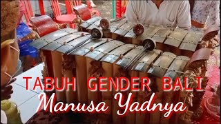 Tabuh GENDER BALI manusa yadnya metatah  Bali Sakral Channel [upl. by Alysoun]