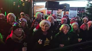 WHAT CHRISTMAS MEANS TO ME Rock Choir at Birkdale Lights Switch On 1st December 2024 [upl. by Yrred512]