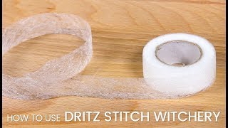 How to Use Dritz Stitch Witchery [upl. by Ayatnwahs]