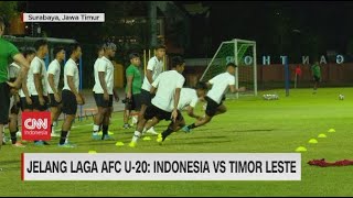 Jelang Laga AFC U20 Indonesia Vs Timor Leste [upl. by Naitsirhc]