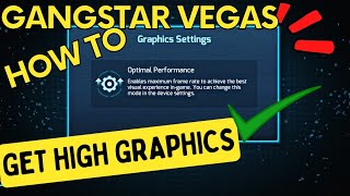 Gangstar Vegas How To Get High Graphics [upl. by Somerset408]