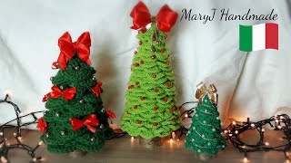 Albero di Natale alluncinetto  MARYJ HANDMADE [upl. by Epuladaug245]