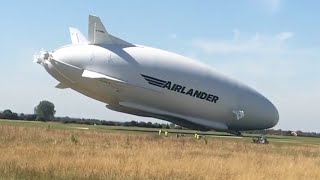 Airlander 10 crash closeup amp slow motion [upl. by Delija724]