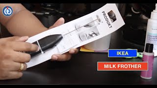 IKEA MILK FROTHER Review amp Battery Installation [upl. by Aihsoek596]