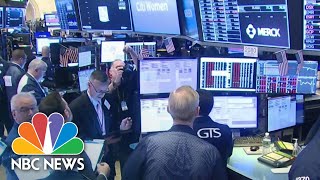 Stock Trading Halted After Markets Plunge At Market Open  NBC News [upl. by Tnerb]